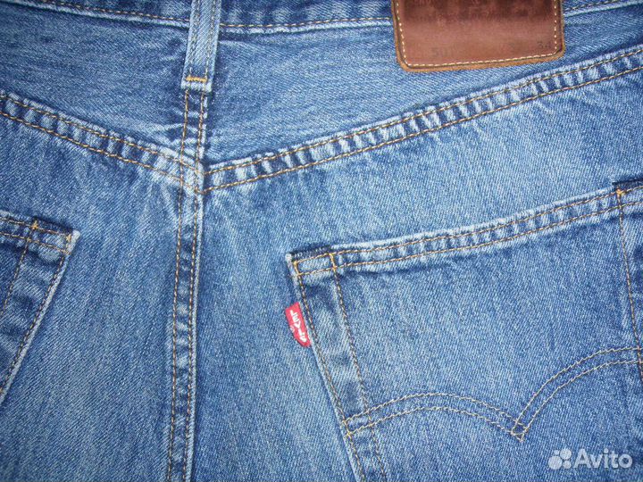 Джинсы Levis 501 зауженные на болтах