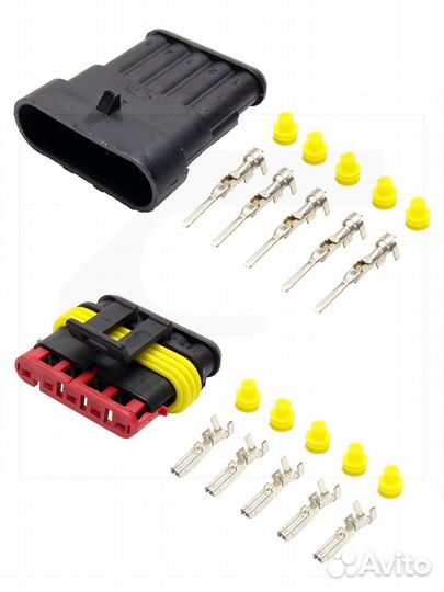 Разъём герметичный 5 pin