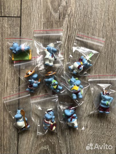 Киндер сюрприз 90-х серии бегемоты кухня