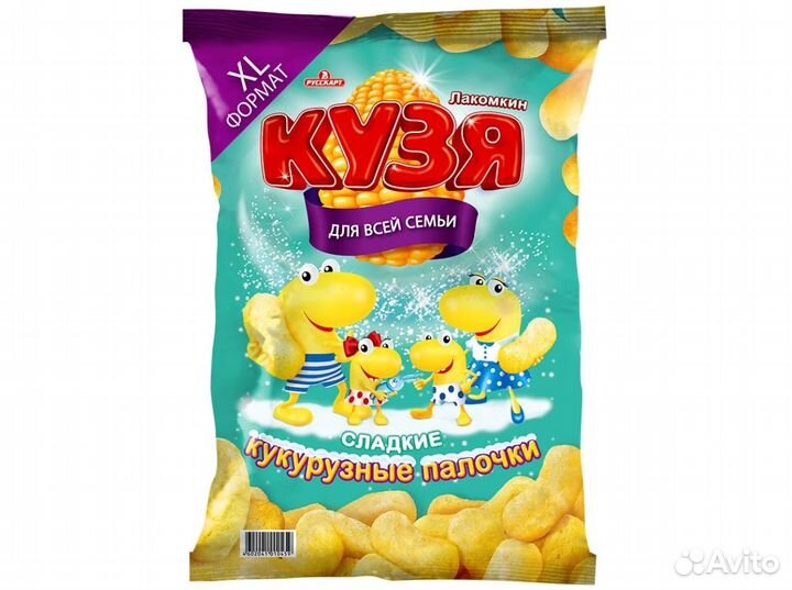 Кукурузные палочки Кузя Лакомкин 190г