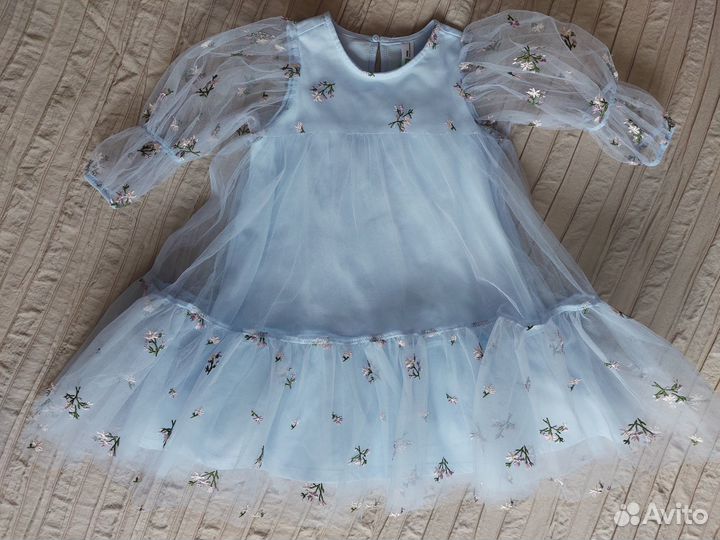 Нарядное платье для девочки 92
