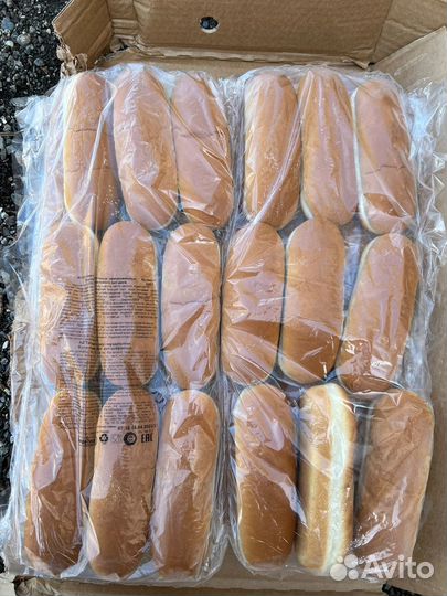 Булочка для датского хот-дога 36шт х 60г