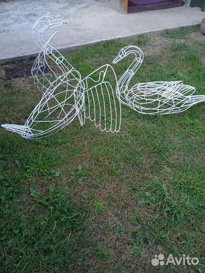 Фигуры из проволоки для дома,сада