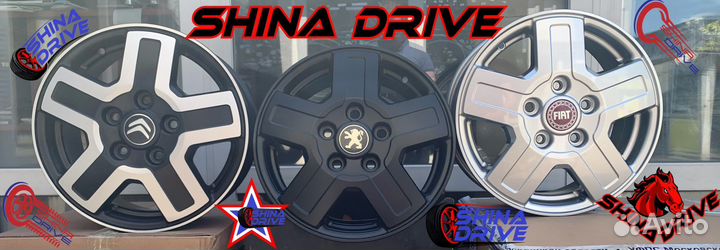 Диски Peugeot Boxer Cargo R15 5x118 Black Matt