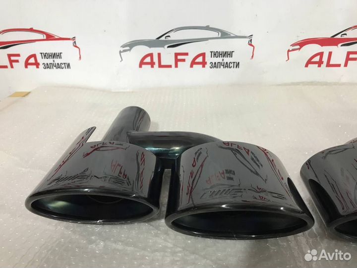 Насадка глушителя мерседес AMG