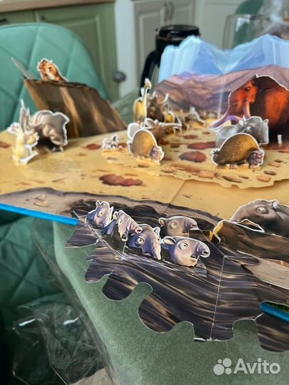 Объемная книга 3D Ледниковый Период панорама