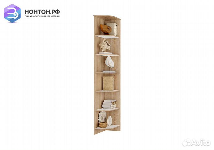 Угловое завершение Сакура дуб сонома