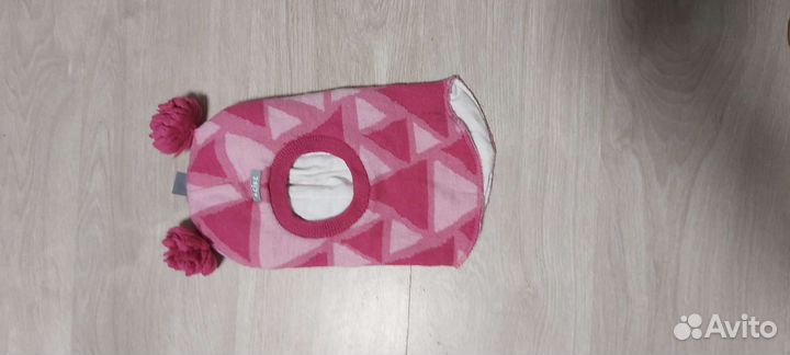 Шапка шлем для девочки 48