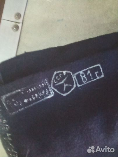 Ткань шинельная черного цвета