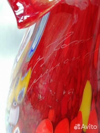 Ваза муранское стекло