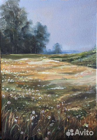 Картина маслом пейзаж