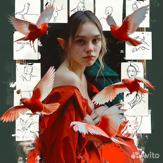 Генерация изображений в нейросети Midjourney MJ