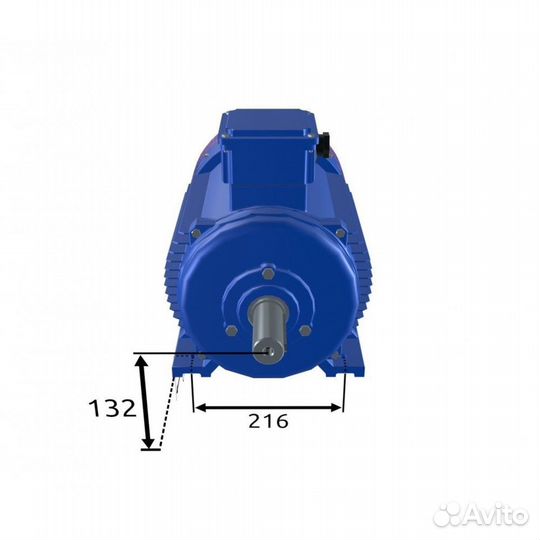 Электродвигатель аир 132S6 (5,5кВт/1000об.мин)