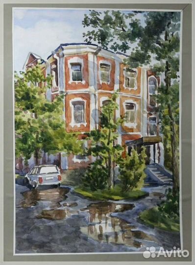 Акварельные картины. Пейзажи