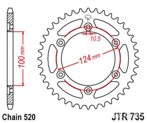 Цепь DID zvmx G&G и 2 звезды Ducati Monster 696