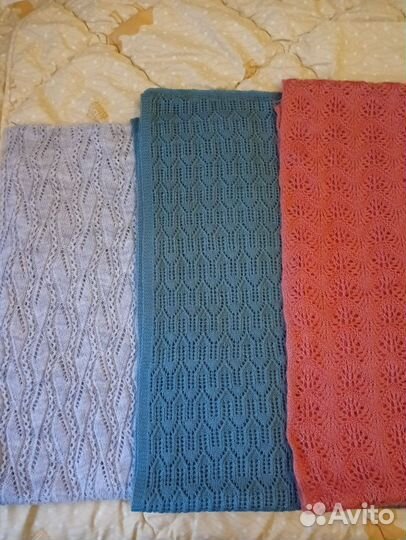 Шарф вязаный женский