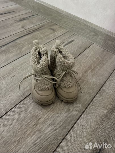 Ботинки зимние zara 23 размер