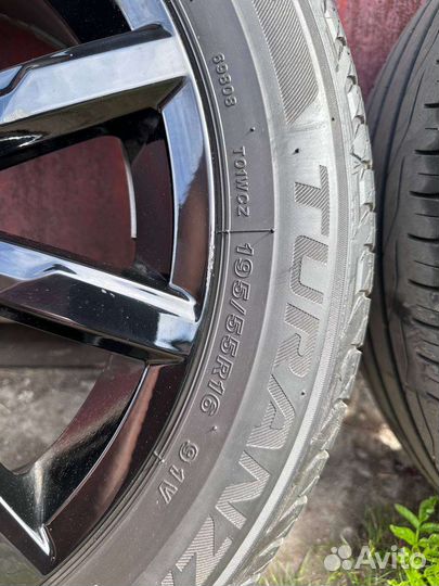 Литые диски и резина