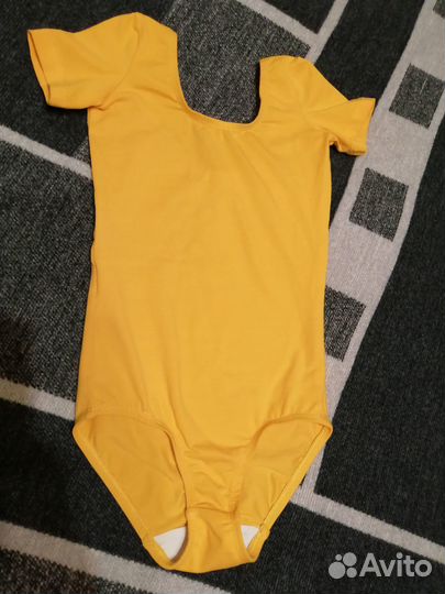 Купальник желтый для танцев 104-110