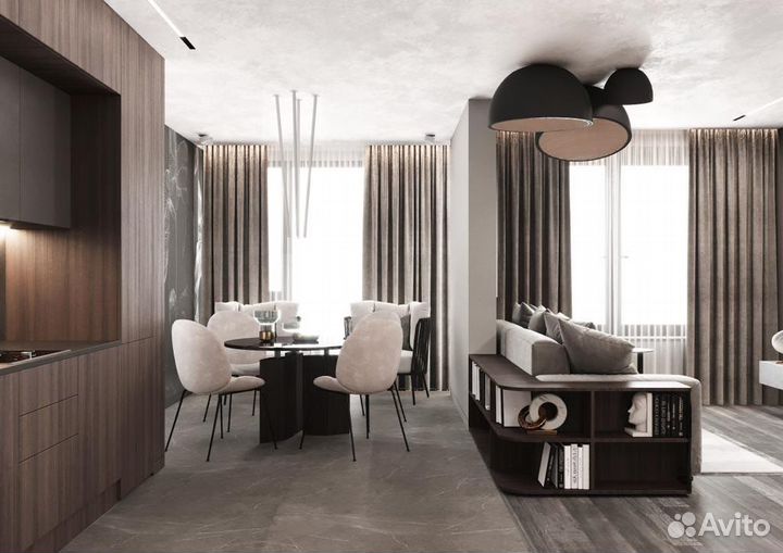 Дизайнер интерьера от 100 кв м