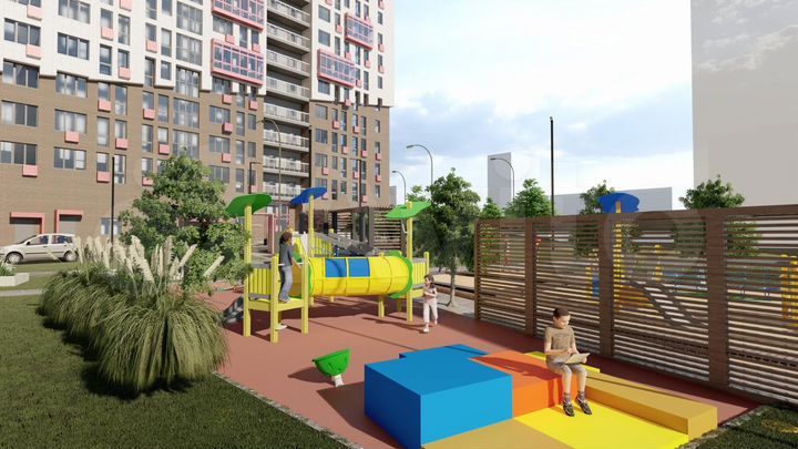 1-к. квартира, 53,8 м², 13/16 эт.