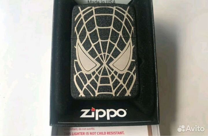 Zippo Spider-man black (под заказ)