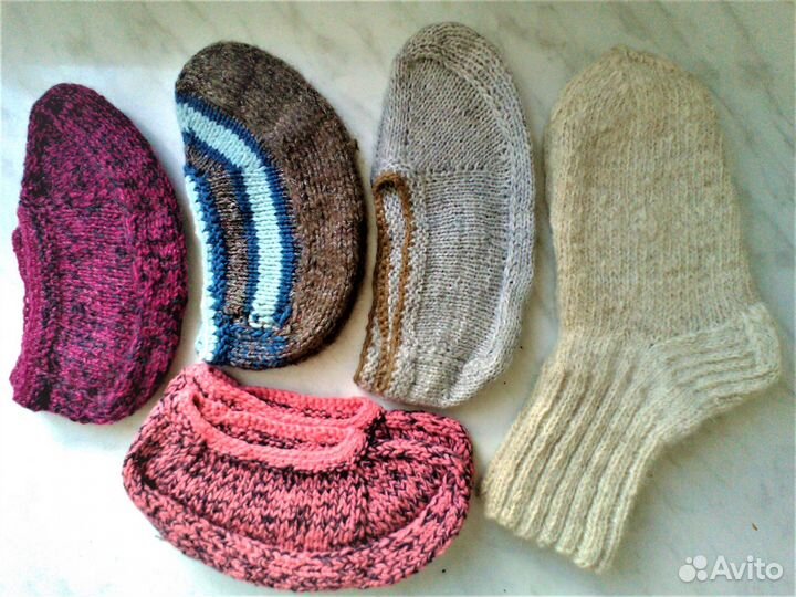 Шерстяные носки, следы размеры 37-40