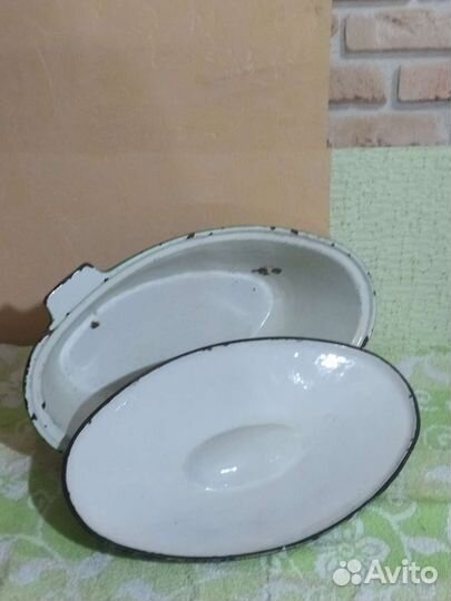 Утятница чугунная СССР и чугунный горшочек СССР