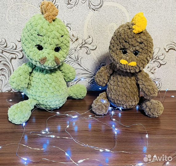 Вязанные плюшевые игрушки ручной работы