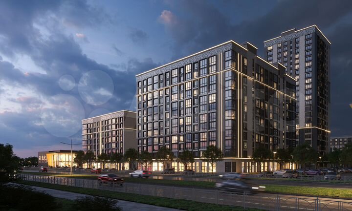 1-к. квартира, 44 м², 1/24 эт.