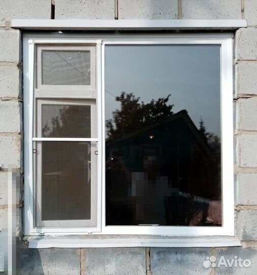Деревянное окно на Дачу