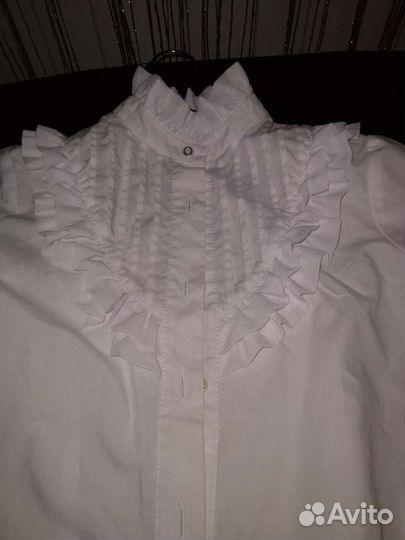 Блузка для школы 134 2 штуки