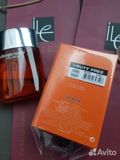 Clinique happy for men тестер с витрины