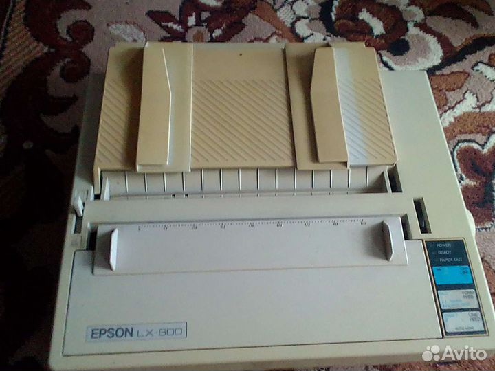 Принтер Epson LX-800 матричный (ретро)
