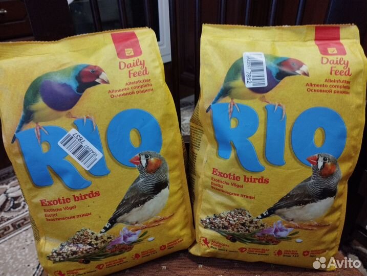 Корм для экзотических птиц