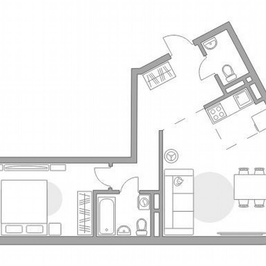 2-к. квартира, 54 м², 5/6 эт.