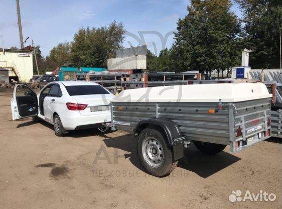 Прицеп 01.026 с крышкой Н680мм. Г/П 482