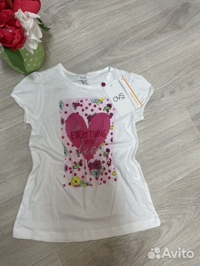 Футболка для девочки 122 Италия