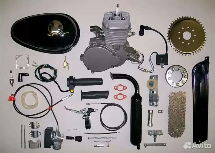 Веломотор F-80 на велосипед новый