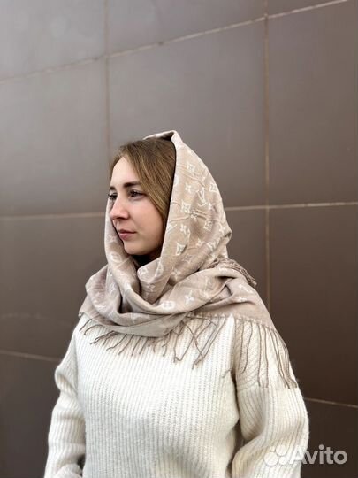 Платок палантин шарф Louis Vuitton кашемир