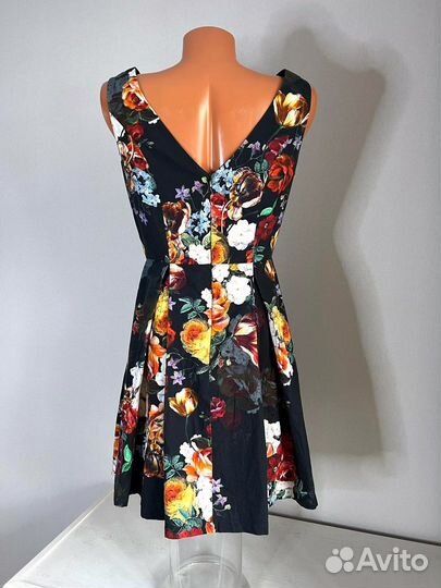 Платье летнее мини, 44 р. Англия. Хлопок