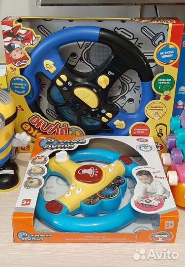 Развивающие игрушки в коробках