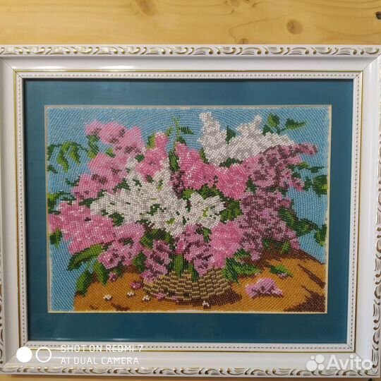 Картина вышивка чешским бисером