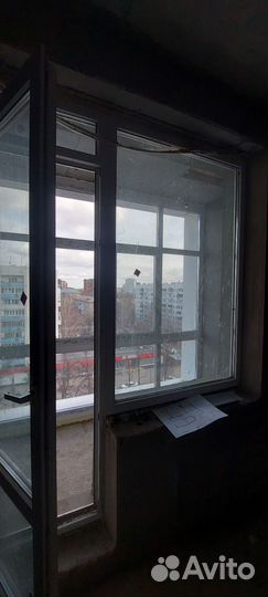 Балконная дверь с окном бу