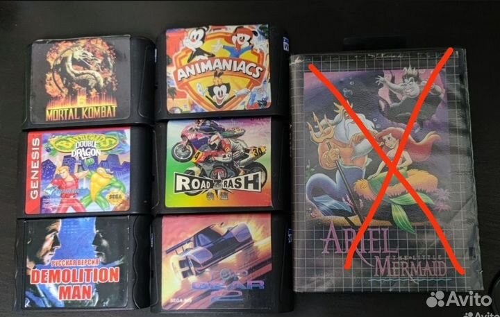 Картриджи для Sega Mega Drive,из 90-х (проверены)