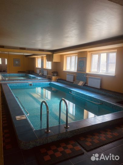 Баня сауна с бассейном