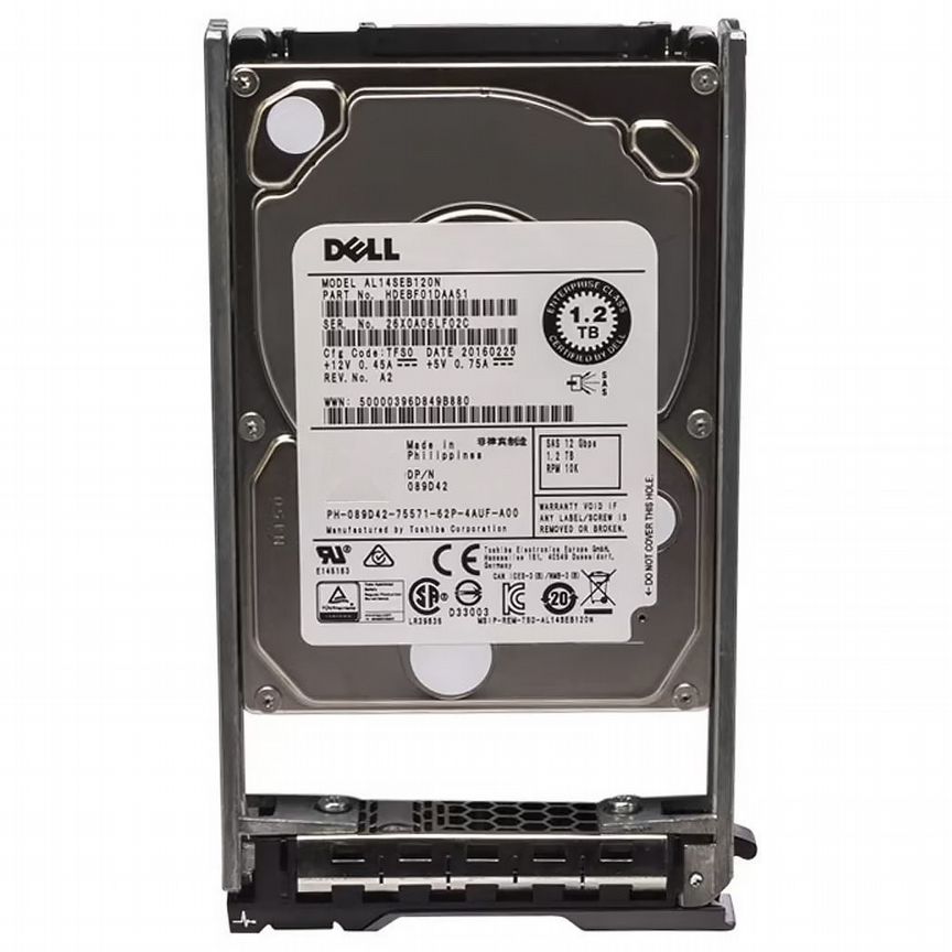 [089D42] Жесткий Диск Dell 89d42 1,2tb Sas 2,5" Hdd 089d42