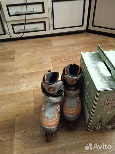 Роликовые коньки детские раздвижные