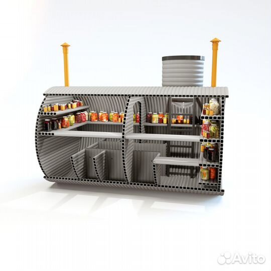 Пластиковый Погреб Вертикальный Горизонтальный