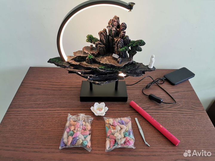 Дизайнерский светильник с курильницей